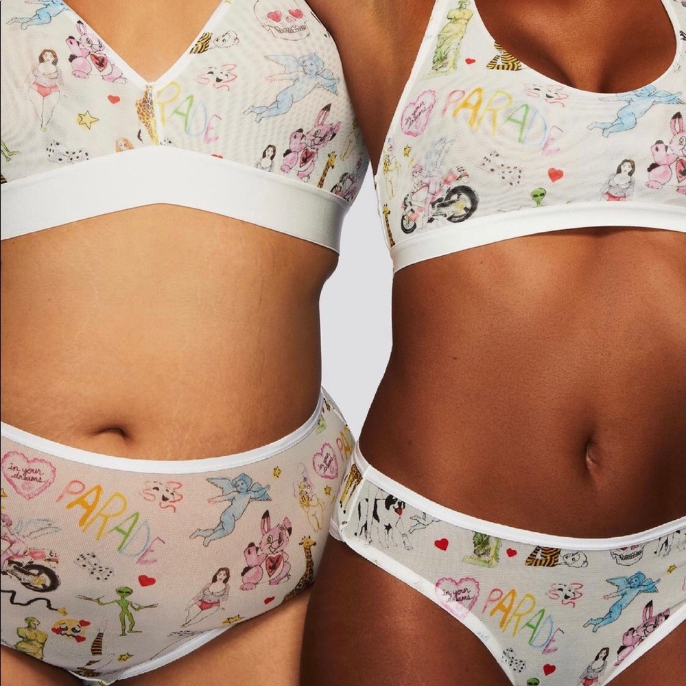 Limited Edition PARADE Summer Doodle Lingerie Set
